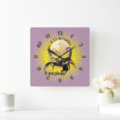 Scorpione 24 ottobre al 22 novembre Orologio Quadratische Wanduhr (Zuhause)