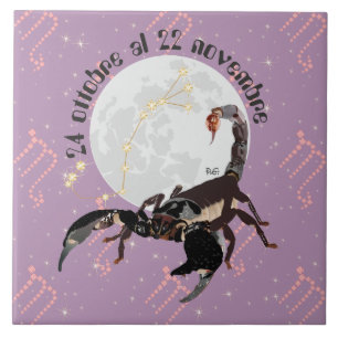 Scorpione 24 ottobre al 22 novembre Tile Fliese