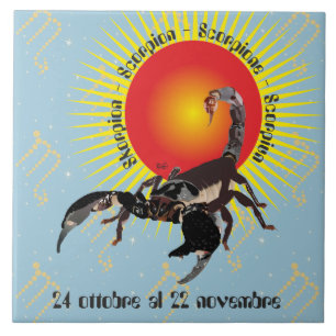 Scorpione 24 ottobre al 22 novembre Tile Fliese
