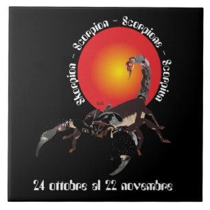 Scorpione 24 ottobre al 22 novembre Tile Fliese