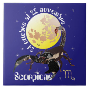 Scorpione 24 ottobre al 22 novembre Tile Fliese
