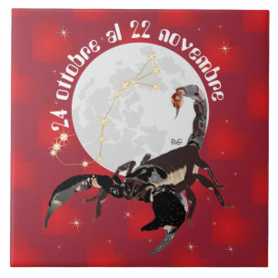 Scorpione 24 ottobre al 22 novembre Tile Fliese