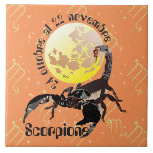 Scorpione 24 ottobre al 22 novembre Tile Fliese