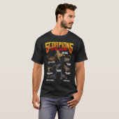 Scorpions Animals of the World Arachnology Animal T-Shirt (Vorne ganz)