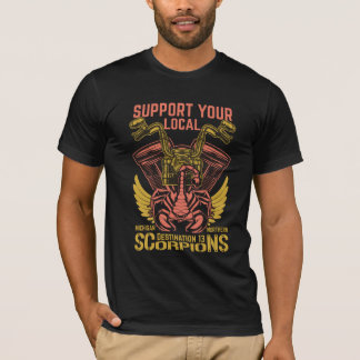 Scorpions Motorradclub T-Shirt Design