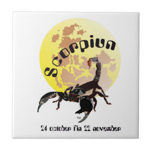 Scorpiun 24 october fin 22 november Fotofliese Fliese