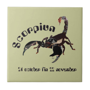 Scorpiun 24 october fin 22 november Fotofliese Fliese