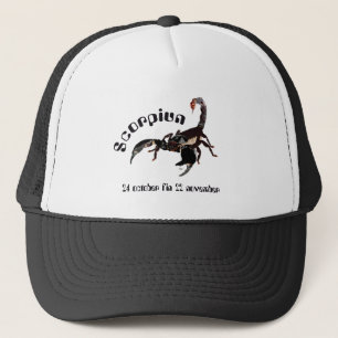 Scorpiun 24 Oktober fin 22 november Cap Truckerkappe