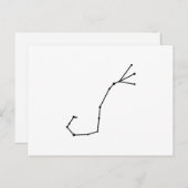Scorpius Zodiac Postkarte (Vorne/Hinten)