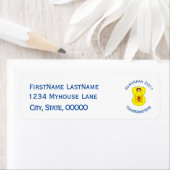 Scot Lion Rampant Angel Hanukkah Flag Personalized (Insitu)