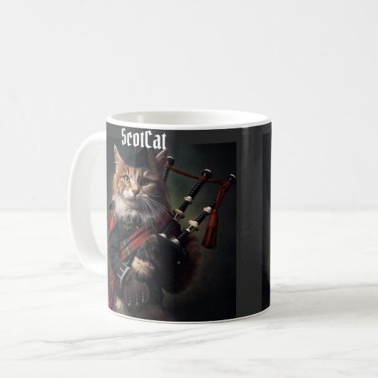 ScotCat Kaffeetasse (Vorderseite Links)