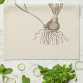 Scotch Crocus Botanical Illustration Handtuch (Gefaltet)