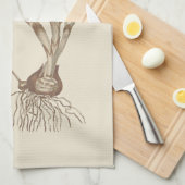 Scotch Crocus Botanical Illustration Handtuch (Viertel Falte)