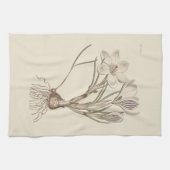 Scotch Crocus Botanical Illustration Handtuch (Horizontal)