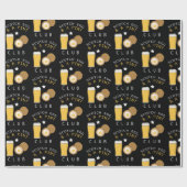 Scotch Egg und Pint Club Wrapping Paper Geschenkpapier (Flach)