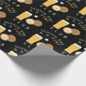 Scotch Egg und Pint Club Wrapping Paper Geschenkpapier (Ecke)