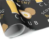 Scotch Egg und Pint Club Wrapping Paper Geschenkpapier (Rolleneckpunkt)