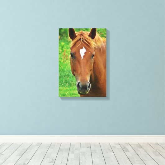 Scotch Head Shot Leinwanddruck (Insitu (Holzboden))