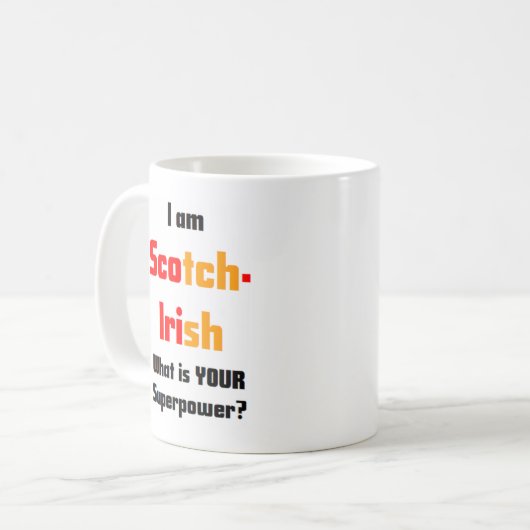 scotch-irish kaffeetasse (Vorderseite Links)