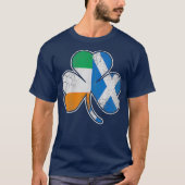 Scotch Irish Kleeblatt Scottish St Patricks Day T-Shirt (Vorderseite)