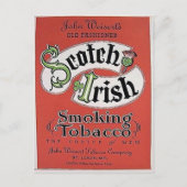 Scotch Irish Tabak Postcard Postkarte (Vorderseite)