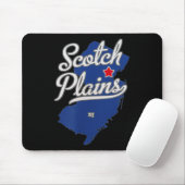 Scotch Plains New Jersey Nj Map Mousepad (Mit Mouse)