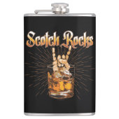 Scotch Rocks Flachmann (Vorderseite)