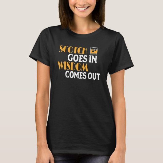 Scotch Scottish Whiskey Scotch Drinker T-Shirt (Vorderseite)