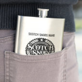 Scotch Snob - lustiger Whiskey-Drinker Flachmann (Beispiel)