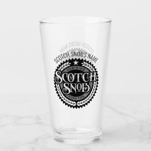 Scotch Snob - lustiger Whiskey-Drinker Glas