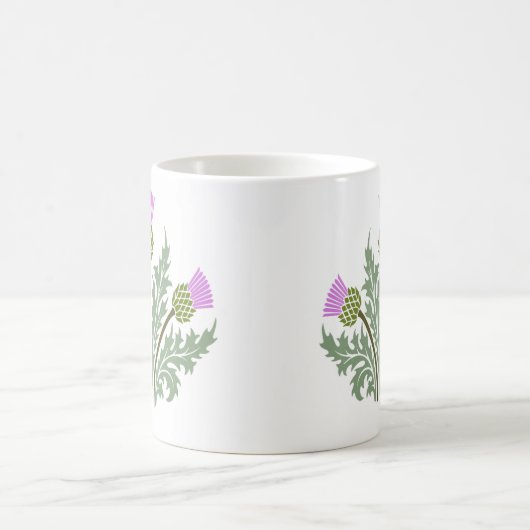 Scotch Thistle x3 Kaffeetasse (Mittel)
