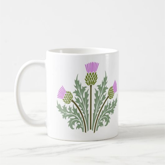 Scotch Thistle x3 Kaffeetasse (Links)