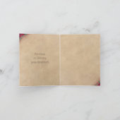 Scotch Whisky Card ohne Text und Foto Karte (Innenseite)