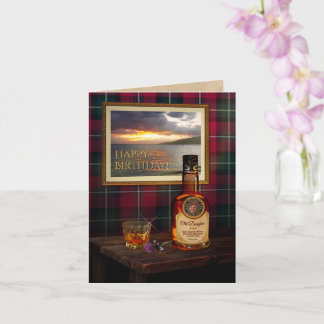 Scotch Whisky Card ohne Text und Foto Karte