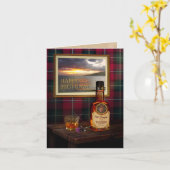 Scotch Whisky Card ohne Text und Foto Karte (Gelbe Blume)