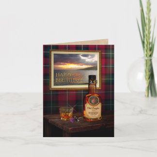 Scotch Whisky Card ohne Text und Foto Karte
