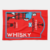 Scotch Whisky Drinker Geschirrtuch (Horizontal)