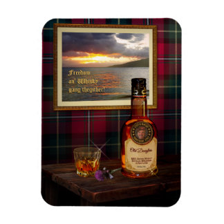 Scotch Whisky Magnet mit Text und Bild