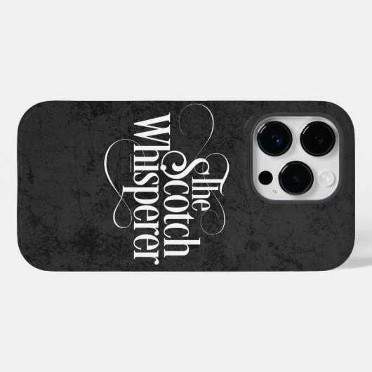 Scotch Whisperer Case-Mate iPhone Case (Rückseite (Horizontal))
