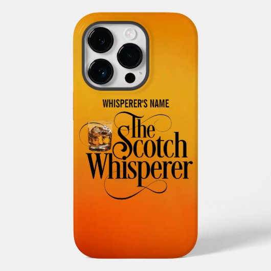 Scotch Whisperer Case-Mate iPhone Case (Rückseite)
