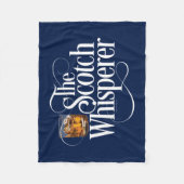 Scotch Whisperer Fleece Blanket (Vorderseite)