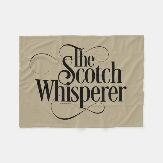 Scotch Whisperer Fleecedecke (Vorderseite (Horizontal))