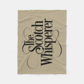Scotch Whisperer Fleecedecke (Vorderseite)