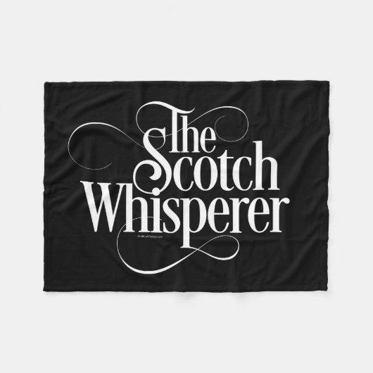 Scotch Whisperer Fleecedecke (Vorderseite (Horizontal))