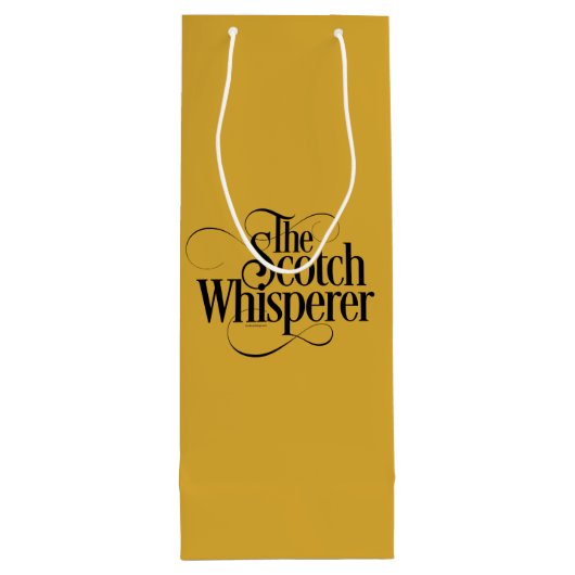 Scotch Whisperer Geschenktüte Für Weinflaschen (Rückseite)