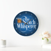 Scotch Whisperer Large Clock Große Wanduhr (Zuhause)