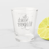 Scotch Whisperer (personalisiert) Schnapsglas (Rückseite)
