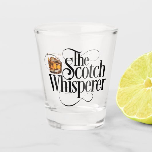 Scotch Whisperer Shot Glass Schnapsglas (Vorderseite)