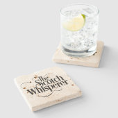 Scotch Whisperer Steinuntersetzer (Seitenansicht)