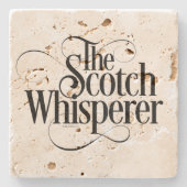 Scotch Whisperer Steinuntersetzer (Vorderseite)